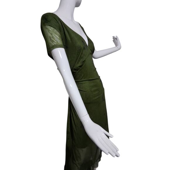 Cider Whimsical Fairycore Women size 4X Babydoll Butterfly Split Mesh Maxi Dress - Picture 5 of 12